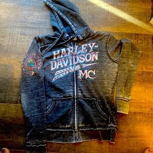 Harley Davidson zip up hoodie/jacket